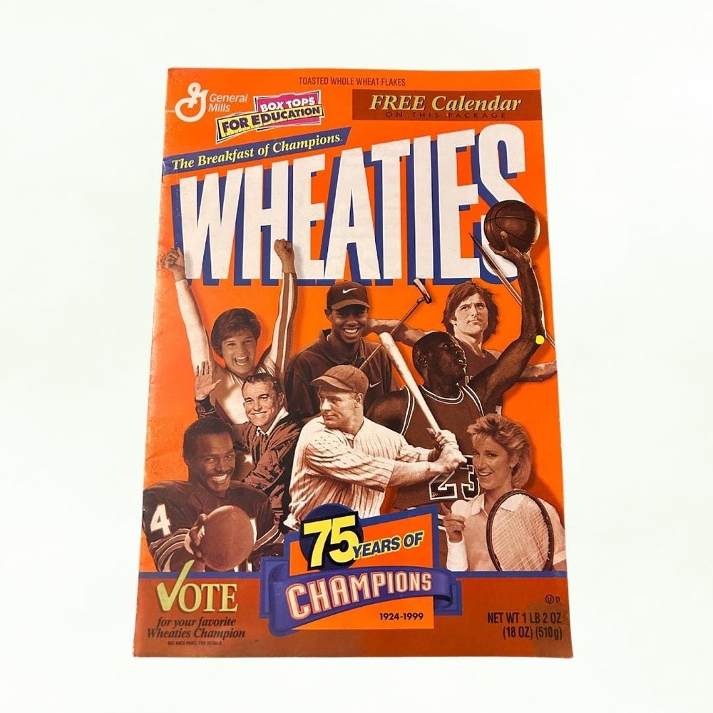 1999 Wheaties-75 Years of Champions- Commemorative Calendar